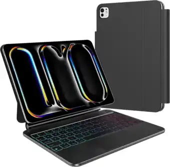 Coolblue BlueBuilt Apple iPad Pro (2024) 11 inch Toetsenbord Hoes QWERTY Zwart aanbieding