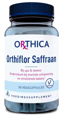 De Online Drogist Orthica Orthiflor Saffraan Capsules aanbieding