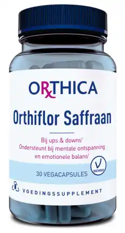 De Online Drogist Orthica Orthiflor Saffraan Capsules aanbieding