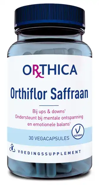 De Online Drogist Orthica Orthiflor Saffraan Capsules aanbieding