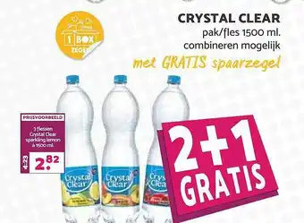 Boon`s Markt Crystal Clear 2+1 Gratis aanbieding