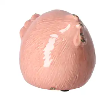 Van Cranenbroek Kip keramiek 14cm antiek roze aanbieding