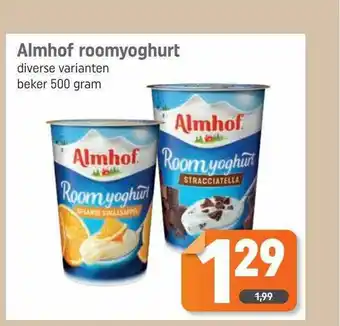 Dagwinkel Almhof Roomyoghurt aanbieding