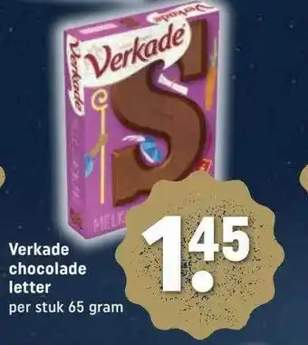 Dagwinkel Verkade Chocolade Letter aanbieding