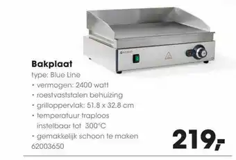 HANOS Bakplaat Blue Line aanbieding