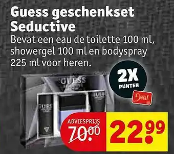 Kruidvat Guess Geschenkset Seductive aanbieding