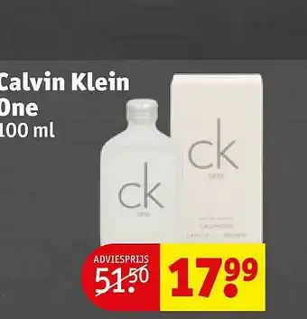 Kruidvat Calvin Klein aanbieding