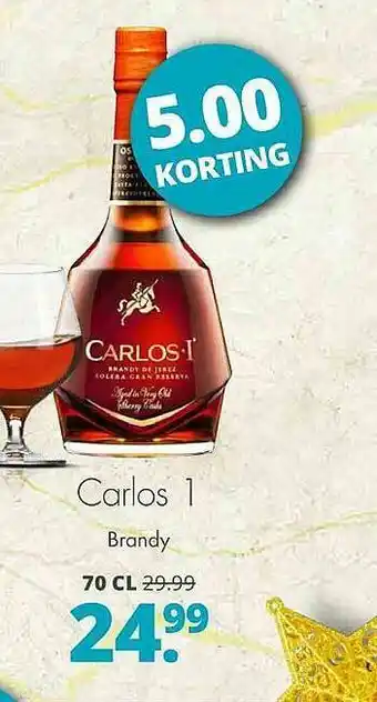 Mitra Carlos 1 Brandy 5.00 Korting aanbieding