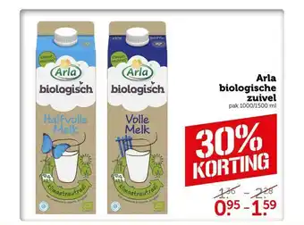 CoopCompact Arla Biologische Zuivel 30% Korting aanbieding