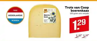 CoopCompact Trots Van Coop Boerenkaas aanbieding