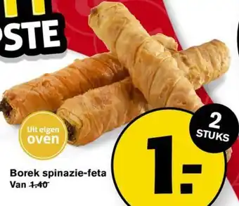 Hoogvliet Borek spinazie-feta aanbieding