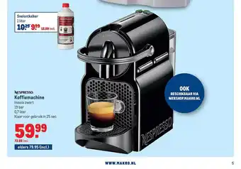 Makro Koffiemachine aanbieding