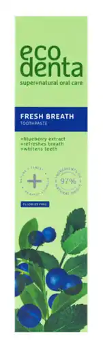 De Online Drogist Ecodenta Fresh Breath Tandpasta aanbieding