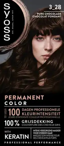 De Online Drogist Syoss Color 3-28 Pure Chocolade aanbieding