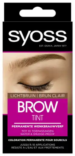 De Online Drogist Syoss Brow Tint Lichtbruin aanbieding
