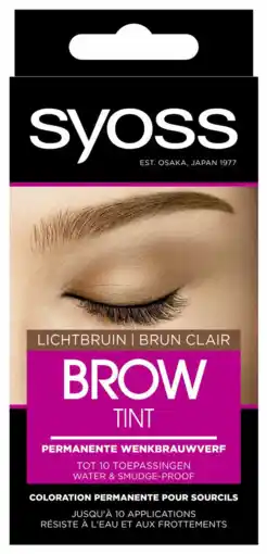 De Online Drogist Syoss Brow Tint Lichtbruin aanbieding