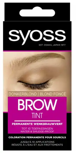 De Online Drogist Syoss Brow Tint Donkerblond aanbieding