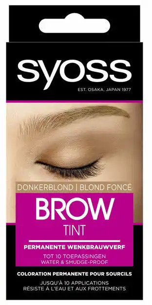 De Online Drogist Syoss Brow Tint Donkerblond aanbieding