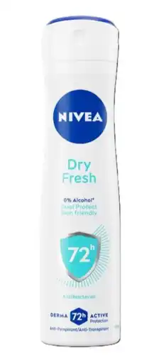 De Online Drogist Nivea Dry Fresh Anti-Transpirant Spray aanbieding
