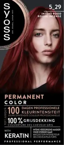 De Online Drogist Syoss Color 5-29 Intens Rood aanbieding