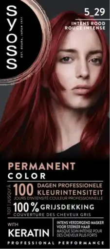 De Online Drogist Syoss Color 5-29 Intens Rood aanbieding