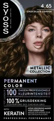 De Online Drogist Syoss Color 4-65 Chocolate Copper aanbieding