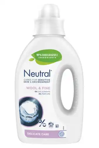 De Online Drogist Neutral Wasmiddel Vloeibaar Wol & Fijn aanbieding