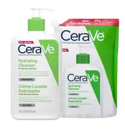 De Online Drogist CeraVe Hydraterende Reinigingscrème Refill Bundel aanbieding