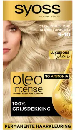 De Online Drogist Syoss Oleo 9-10 Stralend Blond aanbieding