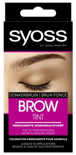 De Online Drogist Syoss Brow Tint Donkerbruin aanbieding