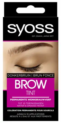 De Online Drogist Syoss Brow Tint Donkerbruin aanbieding