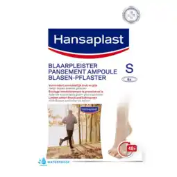 De Online Drogist Hansaplast Blaarpleisters Klein aanbieding