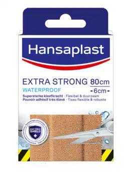 De Online Drogist Hansaplast Extra Strong Waterproof Pleisters 80cmx6cm aanbieding