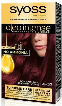 De Online Drogist Syoss Oleo Intense 4-23 Bordeaux Rood aanbieding