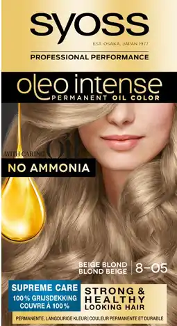 De Online Drogist Syoss Oleo Intense 8-05 Beige Blond aanbieding