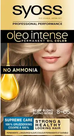De Online Drogist Syoss Oleo Intense 8-05 Beige Blond aanbieding