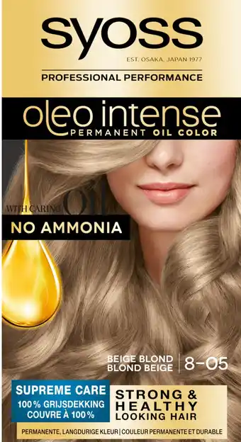 De Online Drogist Syoss Oleo Intense 8-05 Beige Blond aanbieding