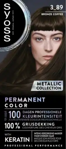 De Online Drogist Syoss Color 3-89 Bronze Coffee aanbieding