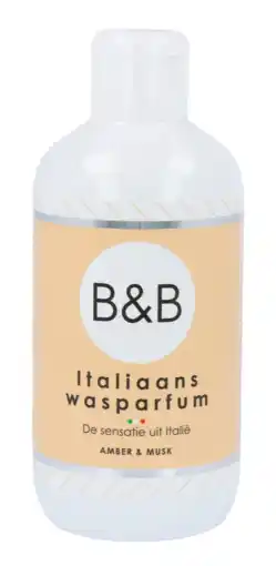 De Online Drogist B&B Italiaans Wasparfum Amber & Musk aanbieding