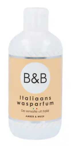 De Online Drogist B&B Italiaans Wasparfum Amber & Musk aanbieding