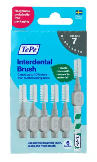 De Online Drogist TePe Interdentale Rager Original Grijs 1,3mm aanbieding