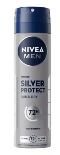 De Online Drogist Nivea Men Silver Protect Anti-transpirant Spray aanbieding