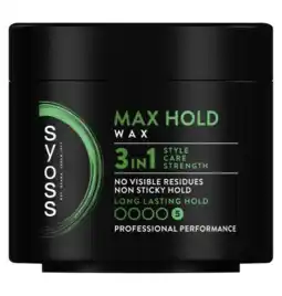 De Online Drogist Syoss 3in1 Max Hold Wax Hold 5 aanbieding