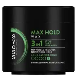 De Online Drogist Syoss 3in1 Max Hold Wax Hold 5 aanbieding