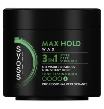 De Online Drogist Syoss 3in1 Max Hold Wax Hold 5 aanbieding
