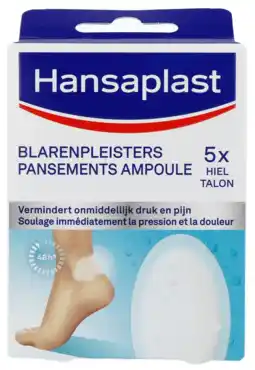 De Online Drogist Hansaplast Blaarpleisters Groot aanbieding