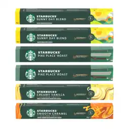 Koffievoordeel.nl Starbucks by Nespresso proefpakket - 60 koffiecups aanbieding