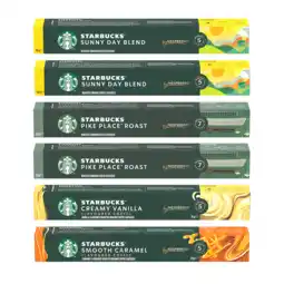 Koffievoordeel.nl Starbucks by Nespresso proefpakket - 60 koffiecups aanbieding