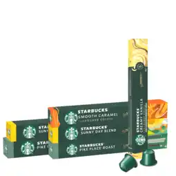 Koffievoordeel.nl Starbucks by Nespresso proefpakket - 60 koffiecups aanbieding