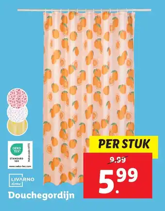 Lidl Douchegordijn aanbieding